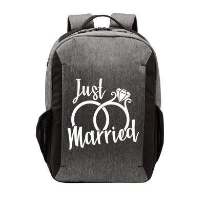 Just Married Ring Logo Vector Backpack