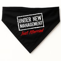 Just Married Under New Management USA-Made Doggie Bandana