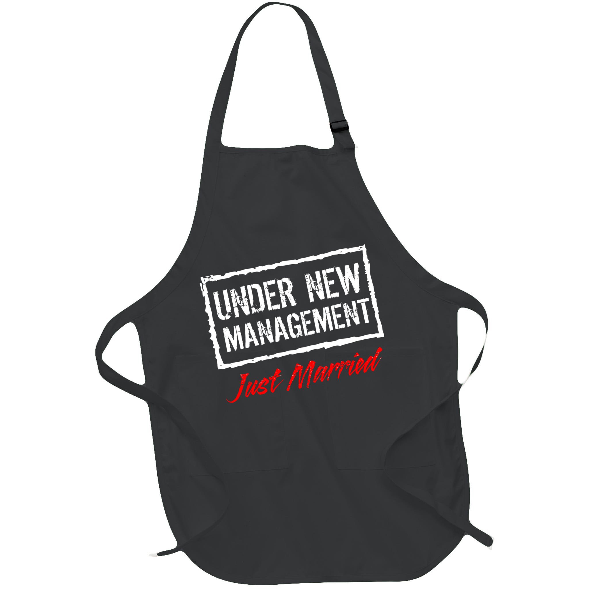 Just Married Under New Management Apron