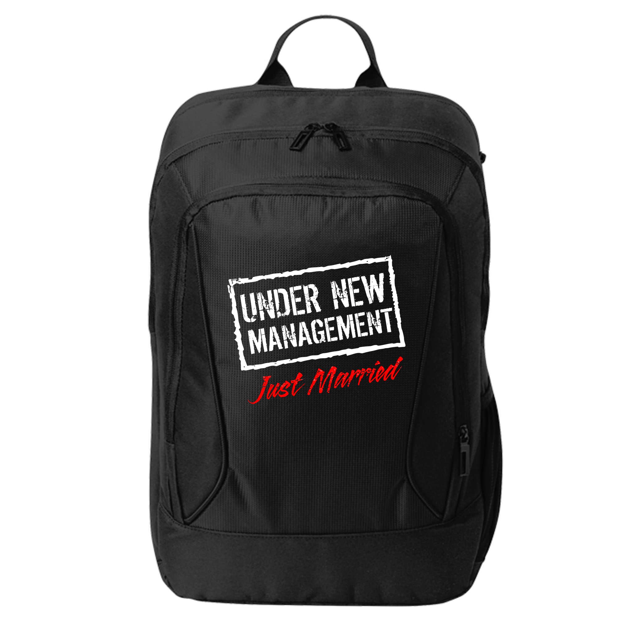 Just Married Under New Management City Backpack