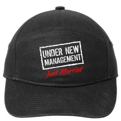 Just Married Under New Management 7-Panel Snapback Hat