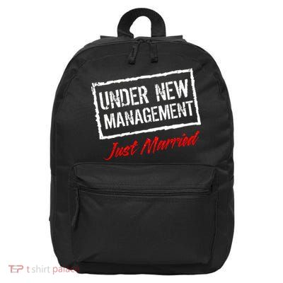 Just Married Under New Management 16 in Basic Backpack