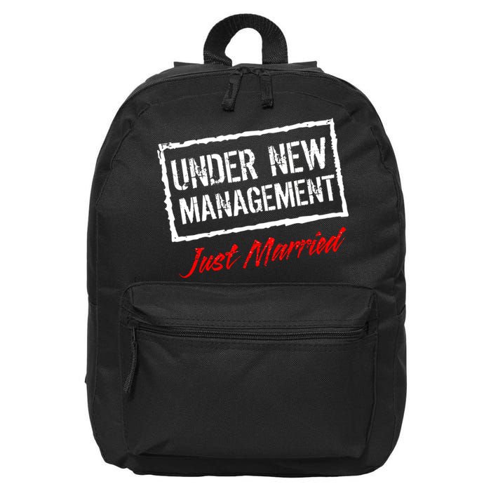 Just Married Under New Management 16 in Basic Backpack