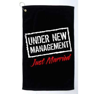 Just Married Under New Management Golf Towel