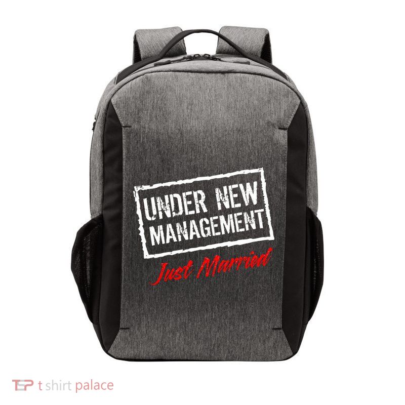 Just Married Under New Management Vector Backpack