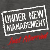 Just Married Under New Management Vector Backpack