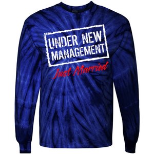 Just Married Under New Management Tie-Dye Long Sleeve Shirt