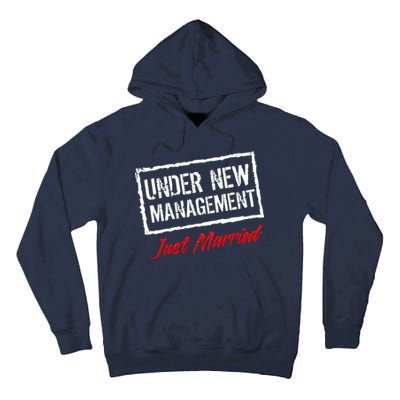 Just Married Under New Management Tall Hoodie