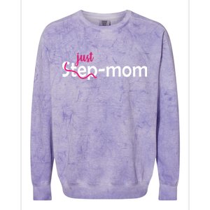 Just Mom Step Mother Colorblast Crewneck Sweatshirt