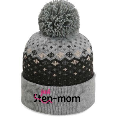 Just Mom Step Mother The Baniff Cuffed Pom Beanie