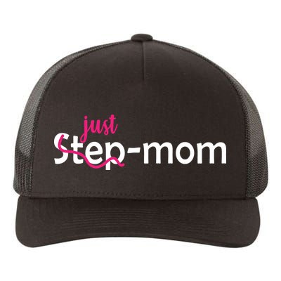 Just Mom Step Mother Yupoong Adult 5-Panel Trucker Hat