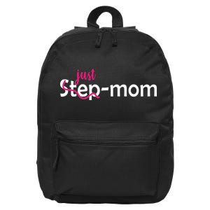 Just Mom Step Mother 16 in Basic Backpack