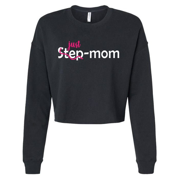 Just Mom Step Mother Cropped Pullover Crew