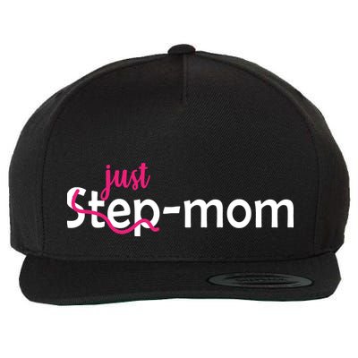 Just Mom Step Mother Wool Snapback Cap