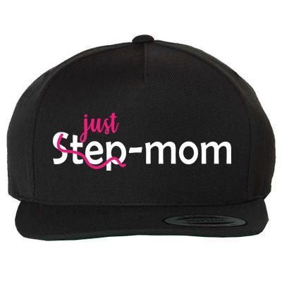 Just Mom Step Mother Wool Snapback Cap