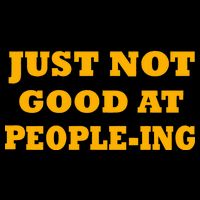 Just Not Good At People-ing Cropped Pullover Crew