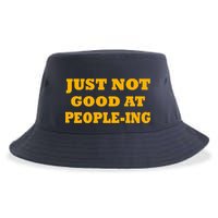 Just Not Good At People-ing Sustainable Bucket Hat