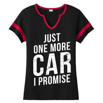 Just One More Car I Promise Ladies Halftime Notch Neck Tee