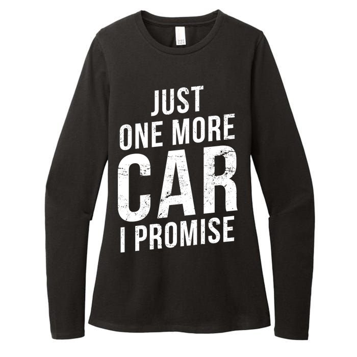 Just One More Car I Promise Womens CVC Long Sleeve Shirt