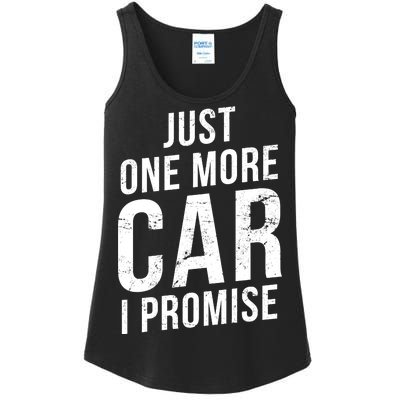 Just One More Car I Promise Ladies Essential Tank