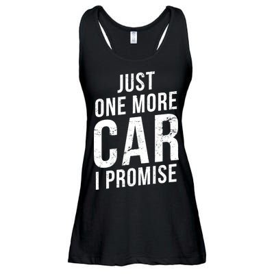 Just One More Car I Promise Ladies Essential Flowy Tank