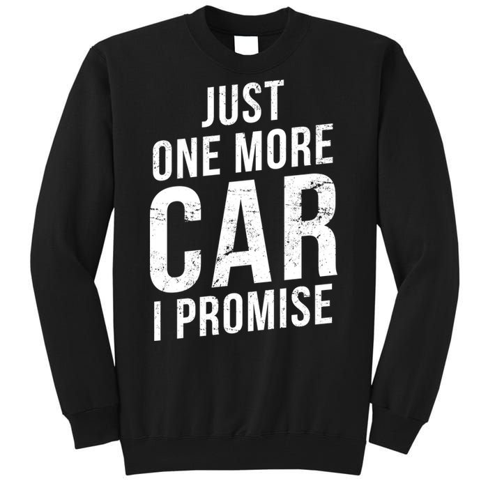 Just One More Car I Promise Tall Sweatshirt