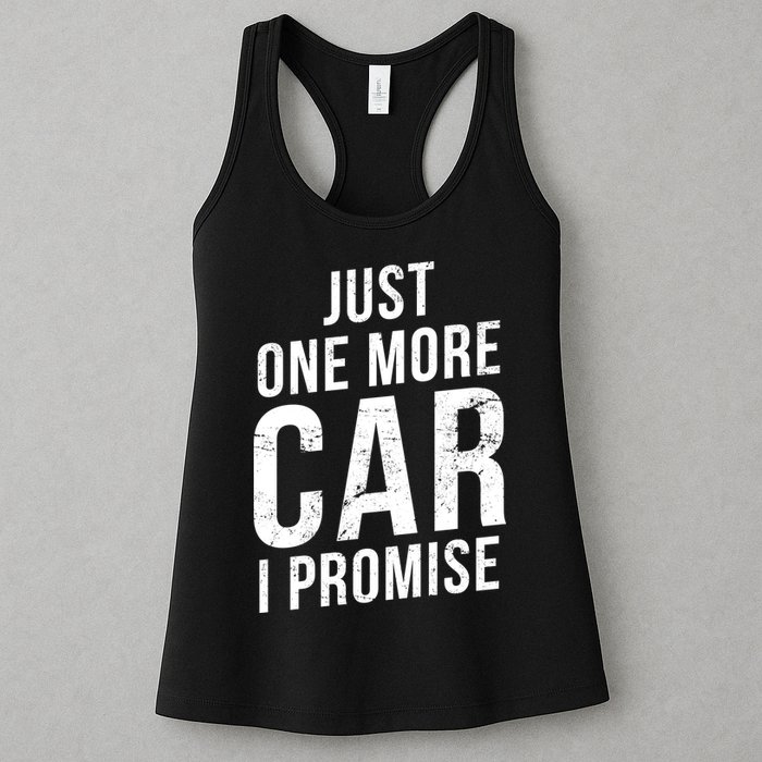 Just One More Car I Promise Womens Tank Top