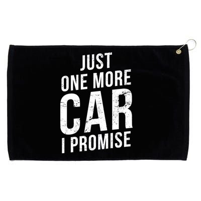 Just One More Car I Promise Grommeted Golf Towel