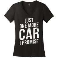 Just One More Car I Promise Women's V-Neck T-Shirt