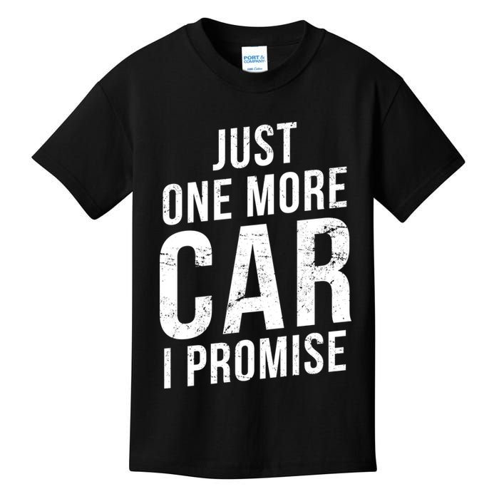 Just One More Car I Promise Kids T-Shirt