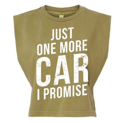 Just One More Car I Promise Garment-Dyed Women's Muscle Tee