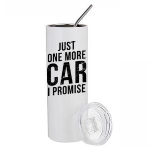 Just One More Car I Promise Stainless Steel Tumbler