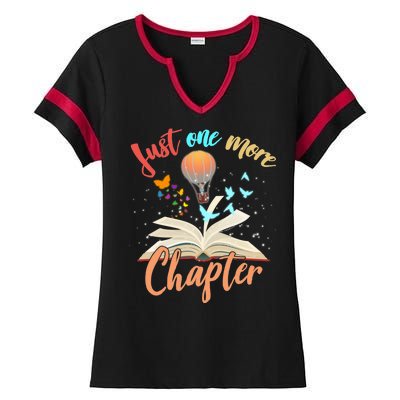 Just One More Chapter Ladies Halftime Notch Neck Tee