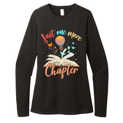 Just One More Chapter Womens CVC Long Sleeve Shirt