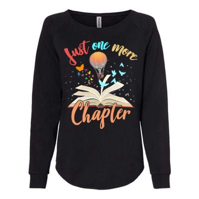 Just One More Chapter Womens California Wash Sweatshirt