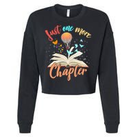Just One More Chapter Cropped Pullover Crew