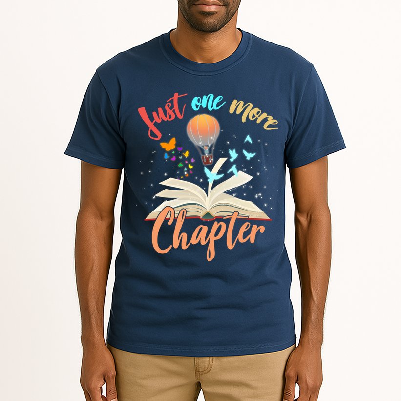 Just One More Chapter Tall T-Shirt