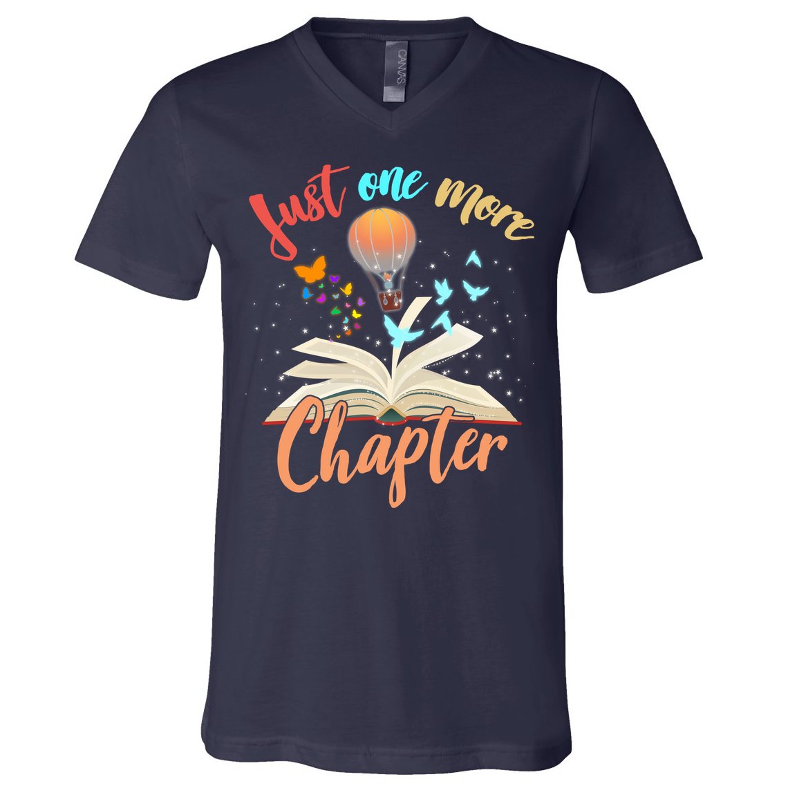 Just One More Chapter V-Neck T-Shirt