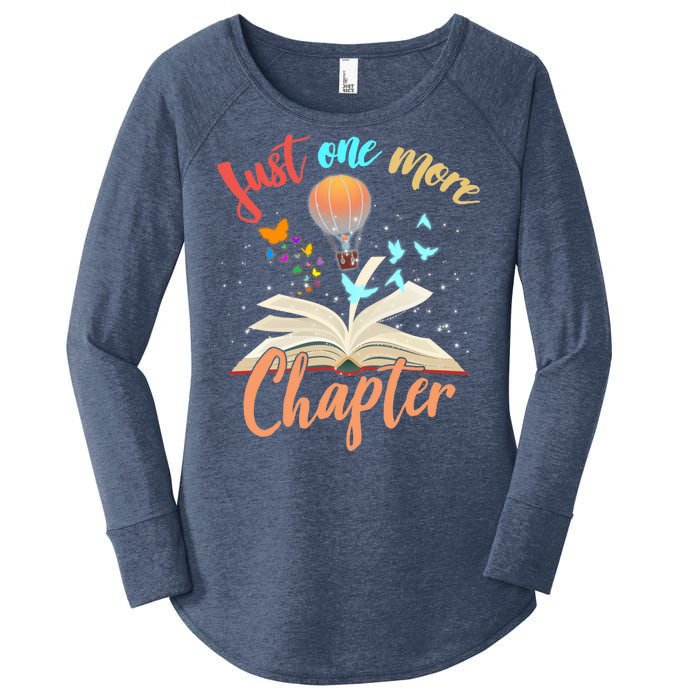 Just One More Chapter Women's Perfect Tri Tunic Long Sleeve Shirt