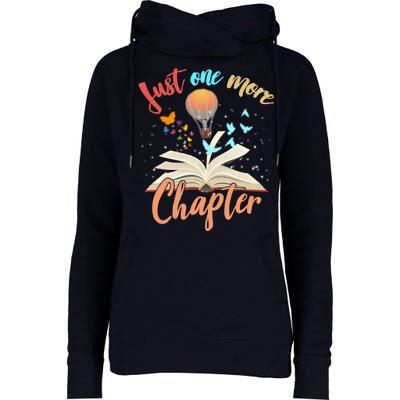 Just One More Chapter Womens Funnel Neck Pullover Hood