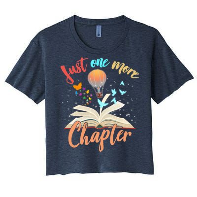 Just One More Chapter Women's Crop Top Tee