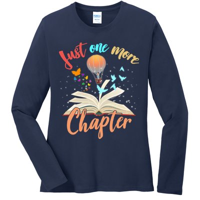 Just One More Chapter Ladies Long Sleeve Shirt