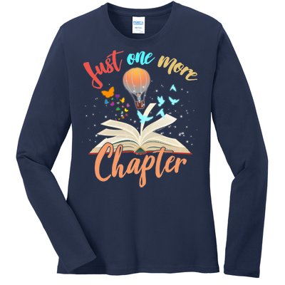 Just One More Chapter Ladies Long Sleeve Shirt