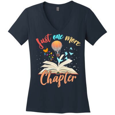 Just One More Chapter Women's V-Neck T-Shirt