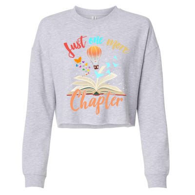 Just One More Chapter Cropped Pullover Crew