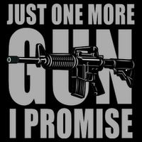 Just one more gun I promise Flat Bill Trucker Hat