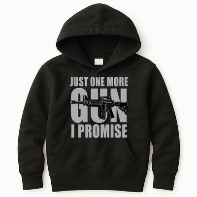 Just one more gun I promise Kids Hoodie