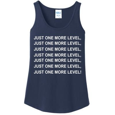 Just One More Level Game Ladies Essential Tank