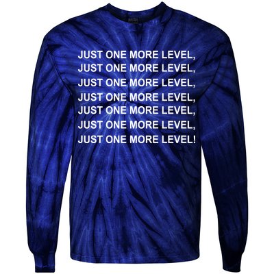 Just One More Level Game Tie-Dye Long Sleeve Shirt