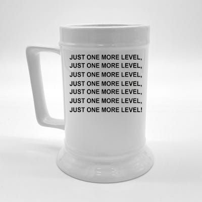 Just One More Level Game Beer Stein